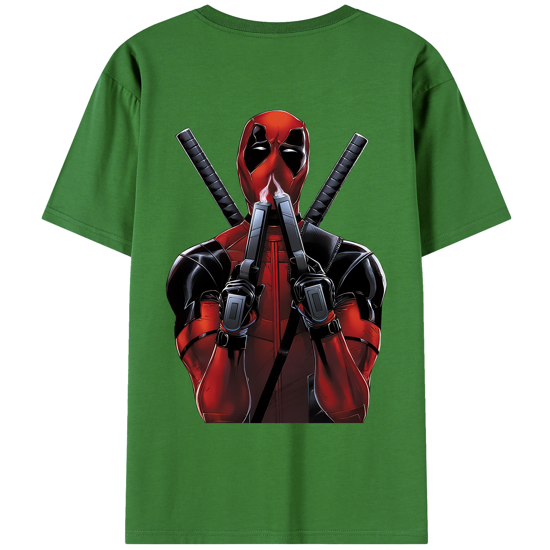 （画像用） Deadpool デッドプール レディース半袖Tシャツ(バックプリント)